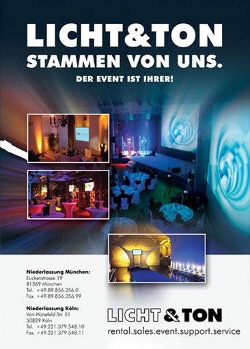 Licht und Ton Anzeige